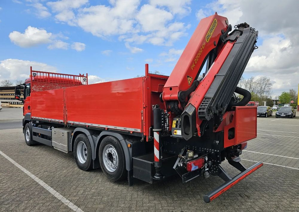 MAN MAN TGS 26.430 | Skrzynia + HDS Palfinger PK 22002 |6-krotne hydrauliczne przedłużenia | PILOT | Pneumatyka | - Camião de caixa aberta/ Plataforma, Camião grua: foto 5 MAN MAN TGS 26.430 | Skrzynia + HDS Palfinger PK 22002 |6-krotne hydrauliczne przedłużenia | PILOT | Pneumatyka | - Camião de caixa aberta/ Plataforma, Camião grua: foto 5