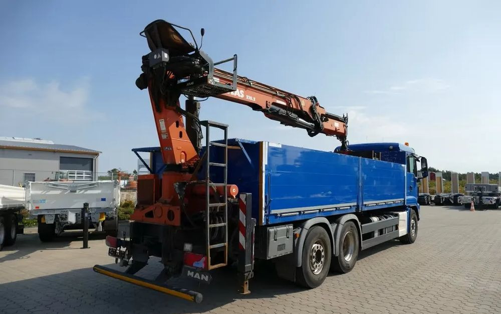 MAN TGS 26.460 – Platforma z żurawiem HDS tylnym do materiałów budowlanych / Retarder / 6x2 / Klima / Euro 6 - Camião grua, Camião de caixa aberta/ Plataforma: foto 4 MAN TGS 26.460 – Platforma z żurawiem HDS tylnym do materiałów budowlanych / Retarder / 6x2 / Klima / Euro 6 - Camião grua, Camião de caixa aberta/ Plataforma: foto 4