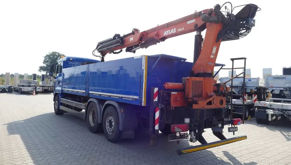 MAN TGS 26.460 – Platforma z żurawiem HDS tylnym do materiałów budowlanych / Retarder / 6x2 / Klima / Euro 6 - Camião grua, Camião de caixa aberta/ Plataforma: foto 3 MAN TGS 26.460 – Platforma z żurawiem HDS tylnym do materiałów budowlanych / Retarder / 6x2 / Klima / Euro 6 - Camião grua, Camião de caixa aberta/ Plataforma: foto 3
