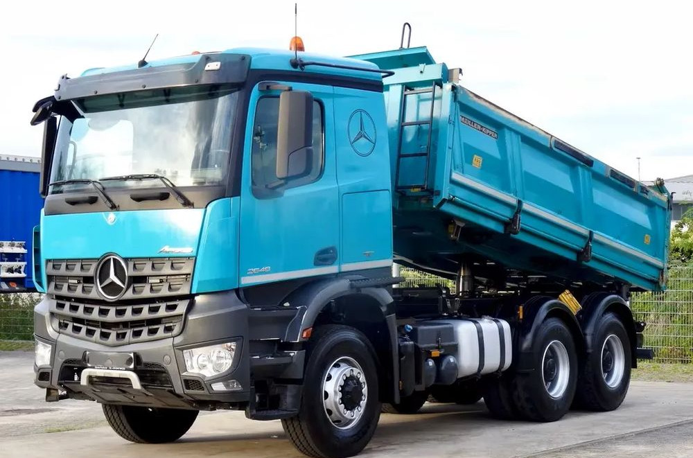 Mercedes-Benz Arocs 2648 LK | Meiller | Bormatik | Euro 6c |Trójstronny wywrot | 6x6 | - Camião basculante: foto 1 Mercedes-Benz Arocs 2648 LK | Meiller | Bormatik | Euro 6c |Trójstronny wywrot | 6x6 | - Camião basculante: foto 1