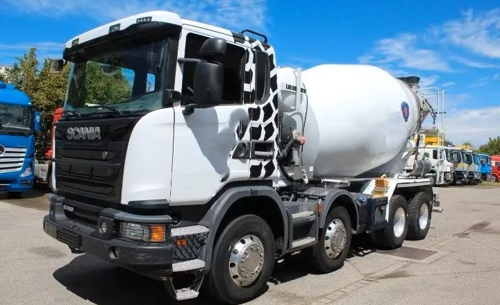Scania G 410 8x4 – betonowóz Liebherr HTM 904 (9 m³) - Camião betoneira: foto 2 Scania G 410 8x4 – betonowóz Liebherr HTM 904 (9 m³) - Camião betoneira: foto 2