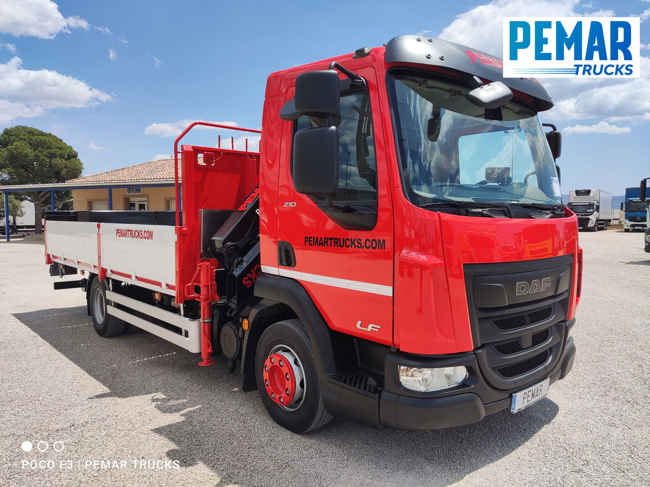 DAF LF 210 GRUA CAJA FIJA - Camião de caixa aberta/ Plataforma, Camião grua: foto 4 DAF LF 210 GRUA CAJA FIJA - Camião de caixa aberta/ Plataforma, Camião grua: foto 4