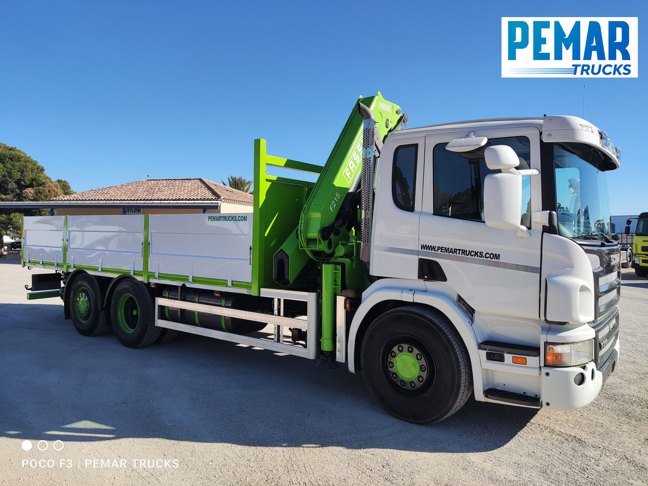 SCANIA P 310 6X2 GRUA CAJA FIJA FASSI F 210 - Camião grua: foto 5 SCANIA P 310 6X2 GRUA CAJA FIJA FASSI F 210 - Camião grua: foto 5