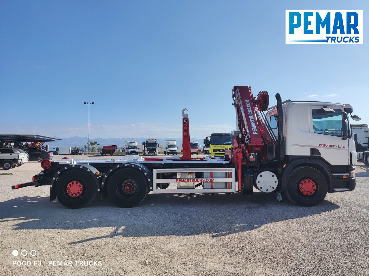 SCANIA P 420 GRUA GANCHO MULTILIFT 6X2 - Camião grua: foto 5 SCANIA P 420 GRUA GANCHO MULTILIFT 6X2 - Camião grua: foto 5