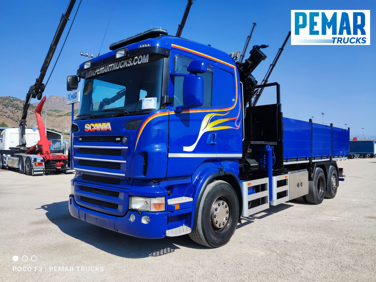 SCANIA R 420 6X2 GRUA PALFINGER PK 23002 BASCULANTE - Camião basculante, Camião grua: foto 2 SCANIA R 420 6X2 GRUA PALFINGER PK 23002 BASCULANTE - Camião basculante, Camião grua: foto 2