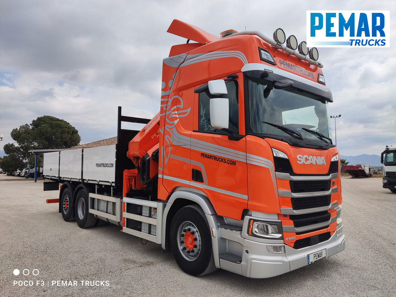 SCANIA R 540 6X2 GRUA CAJA FIJA - Camião de caixa aberta/ Plataforma, Camião grua: foto 4 SCANIA R 540 6X2 GRUA CAJA FIJA - Camião de caixa aberta/ Plataforma, Camião grua: foto 4