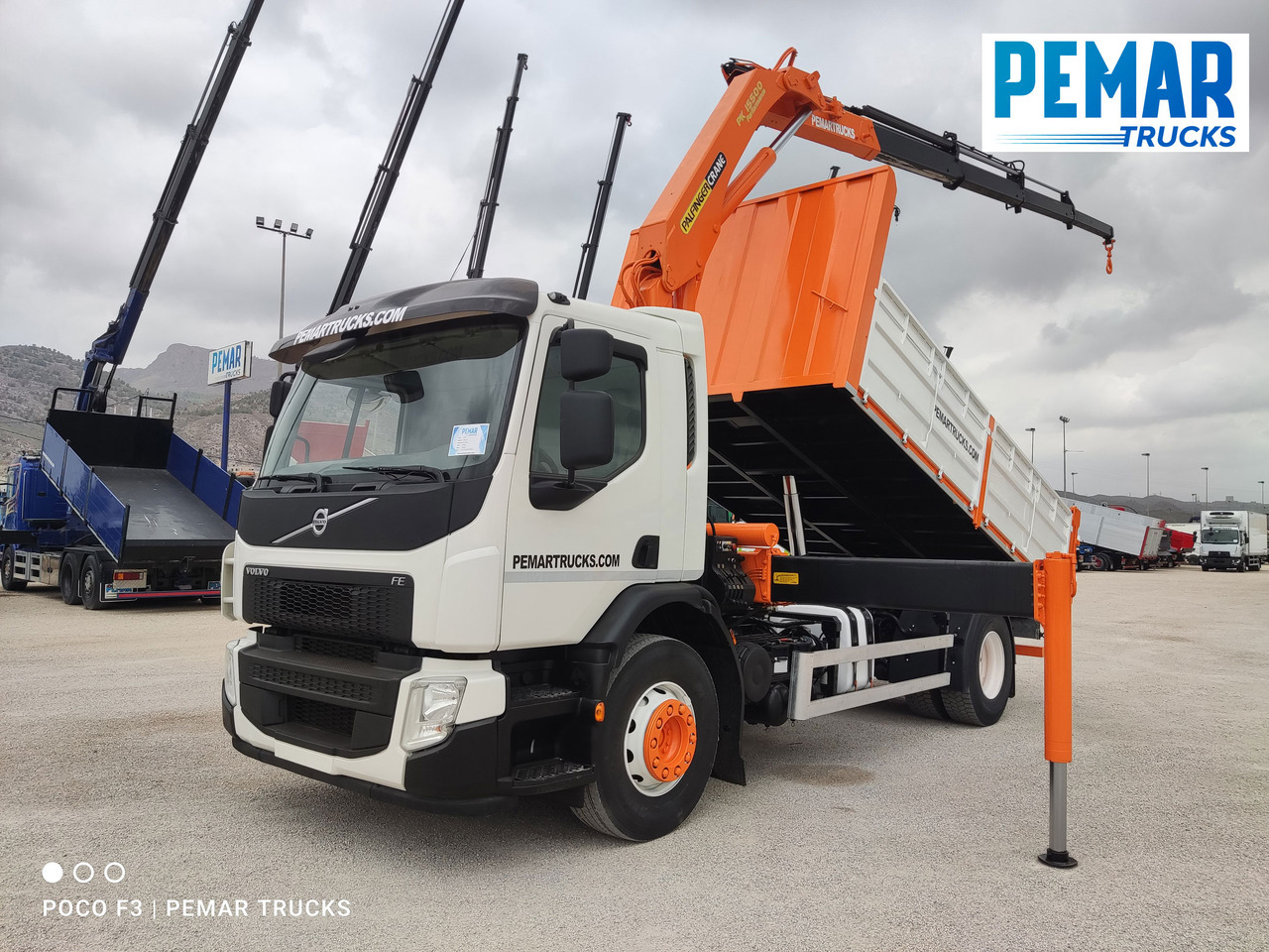 VOLVO FE 280 GRUA BASCULANTE 18T EURO 6 - Camião grua: foto 1 VOLVO FE 280 GRUA BASCULANTE 18T EURO 6 - Camião grua: foto 1