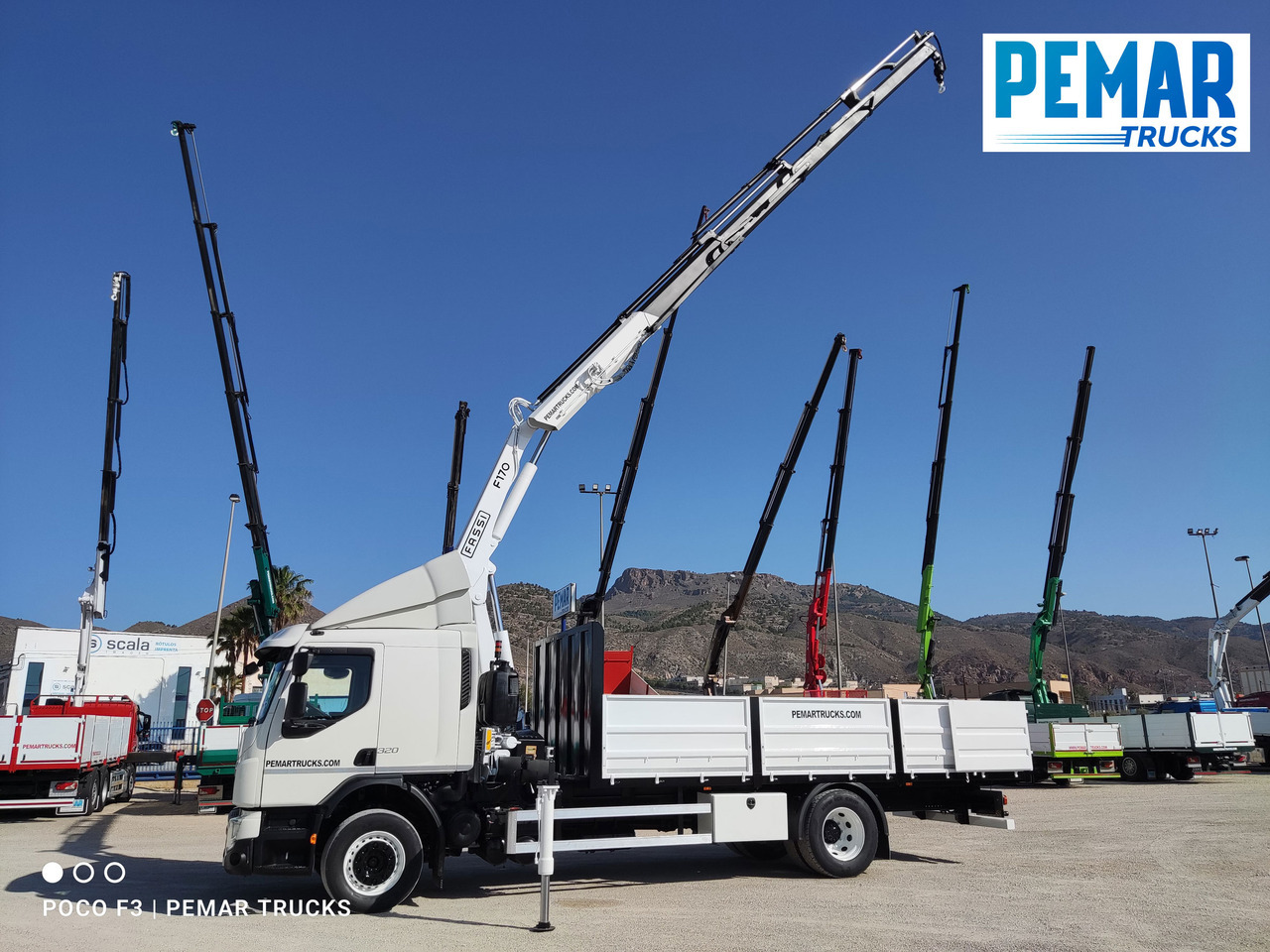 Camião grua VOLVO FE 320 GRUA CAJA FIJA 18T EURO 6: foto 6