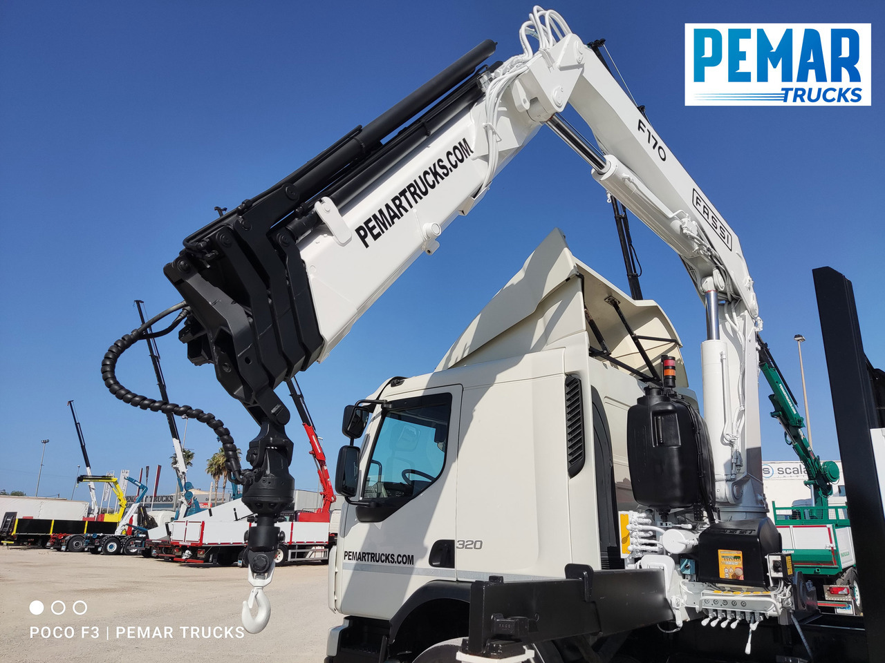 Camião grua VOLVO FE 320 GRUA CAJA FIJA 18T EURO 6: foto 12
