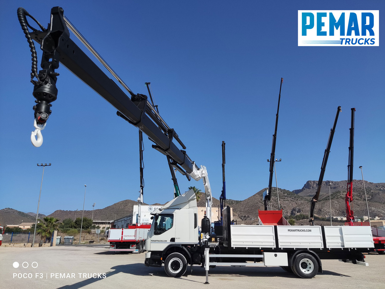 Camião grua VOLVO FE 320 GRUA CAJA FIJA 18T EURO 6: foto 9