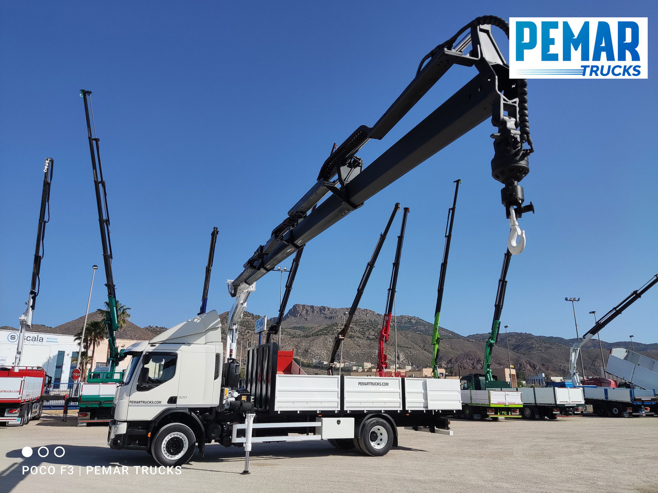 Camião grua VOLVO FE 320 GRUA CAJA FIJA 18T EURO 6: foto 8