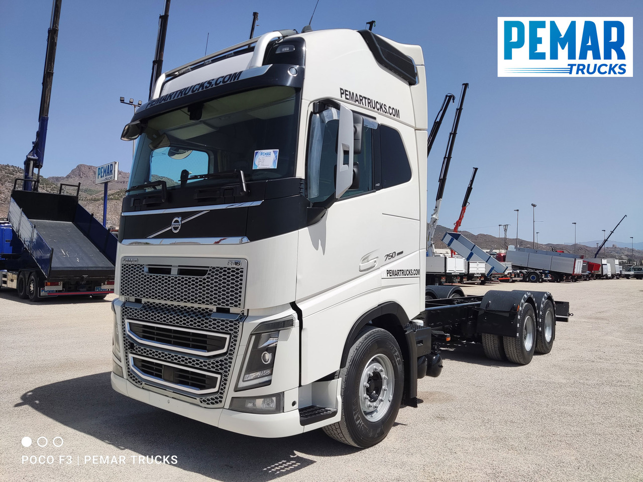 VOLVO FH 750 6X2 CHASIS EURO 6 - Camião chassi: foto 1 VOLVO FH 750 6X2 CHASIS EURO 6 - Camião chassi: foto 1