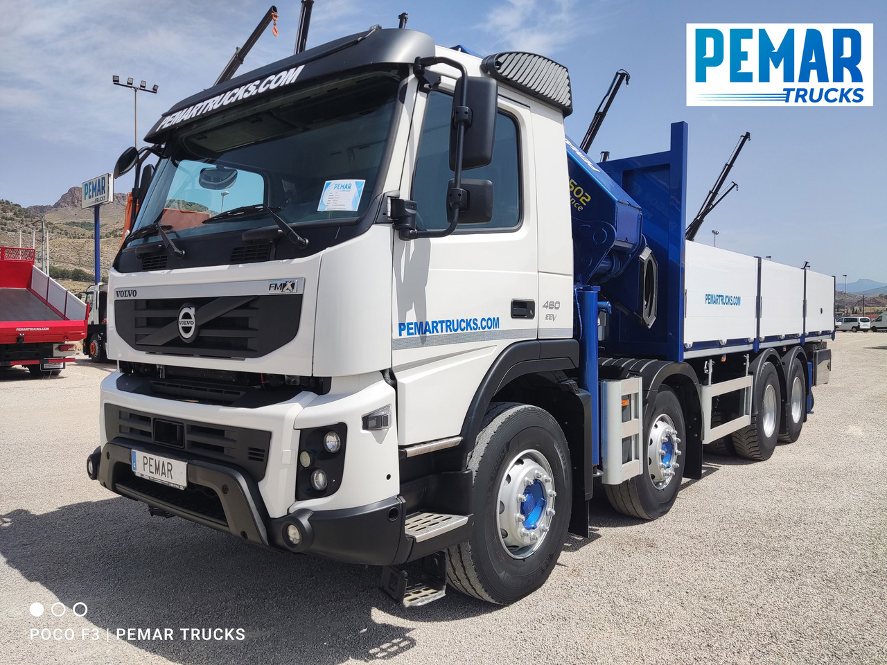 VOLVO FMX 460 8X4 GRUA CAJA FIJA ABIERTA - Camião de caixa aberta/ Plataforma: foto 2 VOLVO FMX 460 8X4 GRUA CAJA FIJA ABIERTA - Camião de caixa aberta/ Plataforma: foto 2