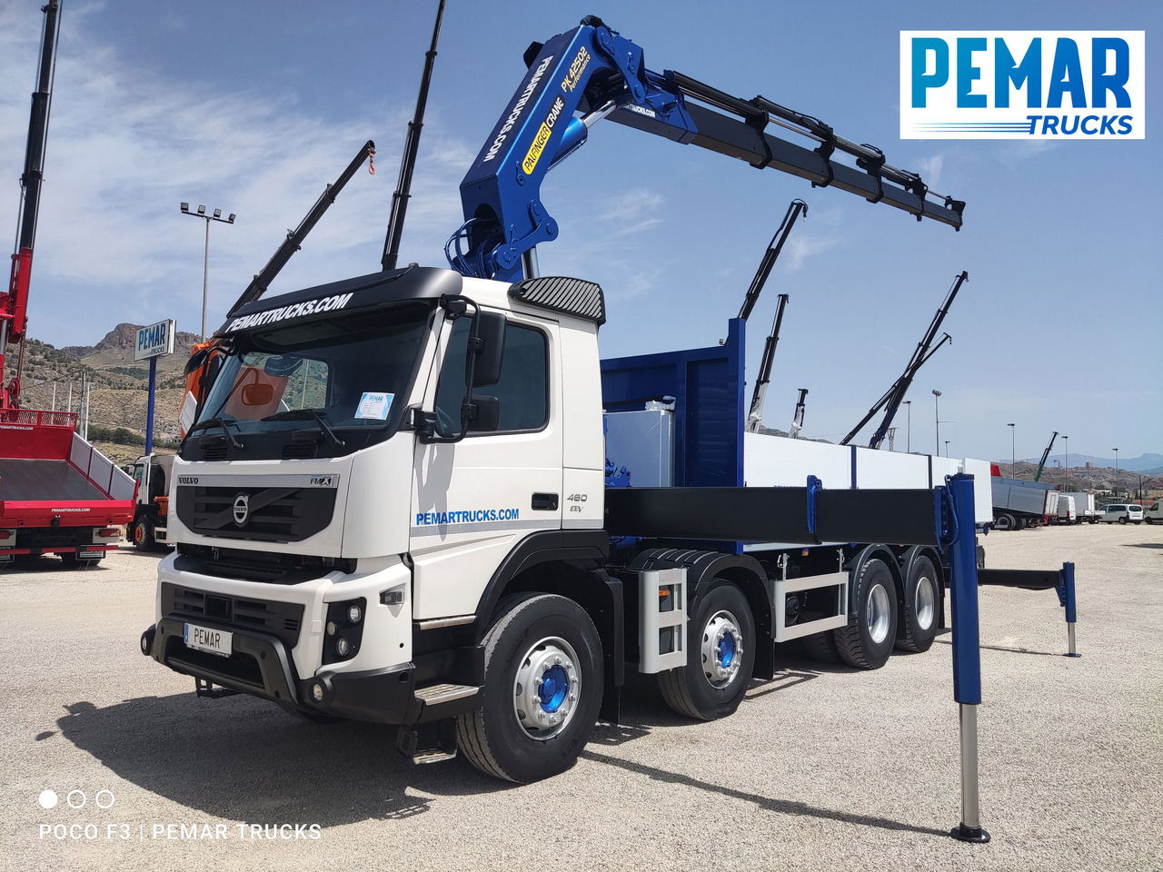 VOLVO FMX 460 8X4 GRUA CAJA FIJA ABIERTA - Camião de caixa aberta/ Plataforma: foto 1 VOLVO FMX 460 8X4 GRUA CAJA FIJA ABIERTA - Camião de caixa aberta/ Plataforma: foto 1