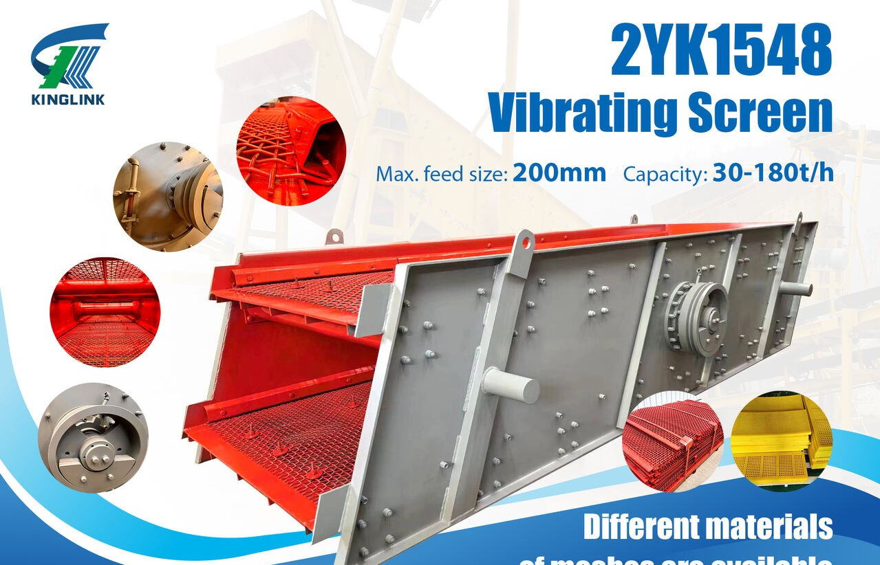 Kinglink 2YK1548 Inclined Vibrating Screen - Peneira vibratória: foto 1 Kinglink 2YK1548 Inclined Vibrating Screen - Peneira vibratória: foto 1