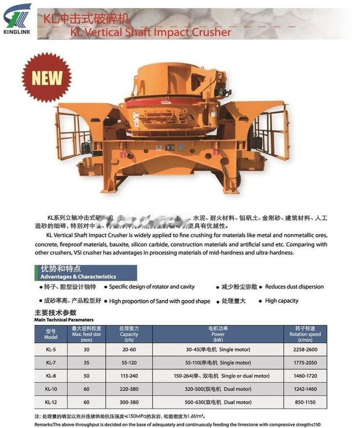 Kinglink KL10 Sand Making Machine | VSI Crusher - Britador de impacto: foto 2 Kinglink KL10 Sand Making Machine | VSI Crusher - Britador de impacto: foto 2