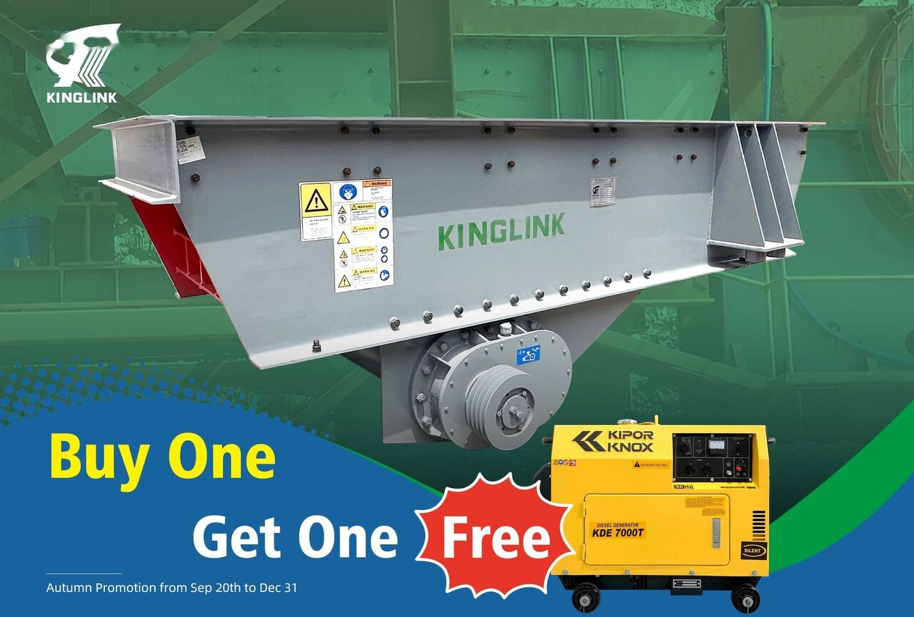Kinglink Vibrating Grizzly Feeder ZSW380X96 | 150TPH - Máquina de mineração: foto 1 Kinglink Vibrating Grizzly Feeder ZSW380X96 | 150TPH - Máquina de mineração: foto 1