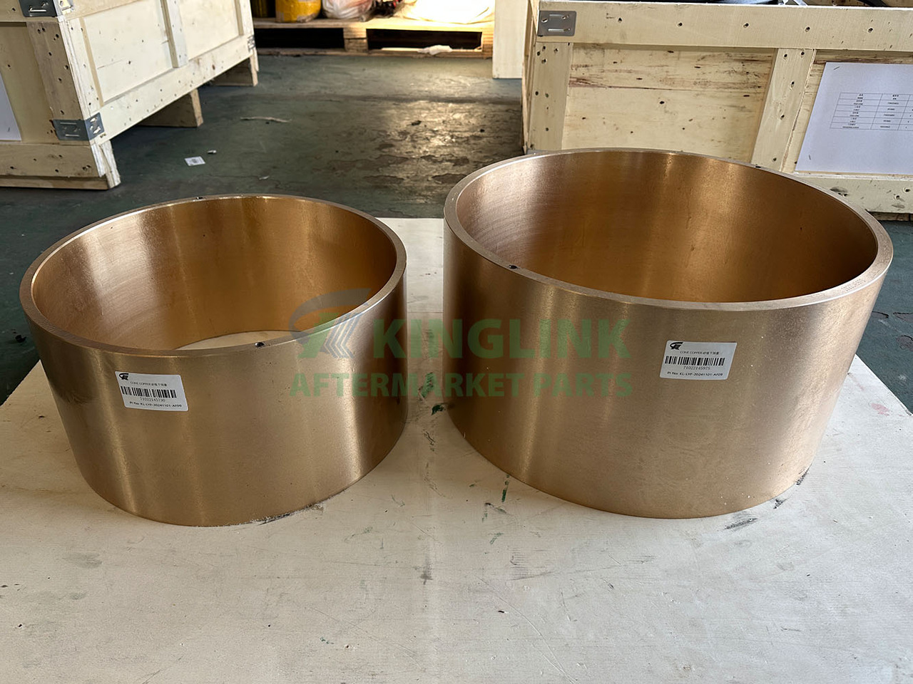 KINGLINK Copper Alloy Lower Head Bushing 1022145730 For HP200 Cone Crusher - Peça de reposição por Máquina de construção: foto 2 KINGLINK Copper Alloy Lower Head Bushing 1022145730 For HP200 Cone Crusher - Peça de reposição por Máquina de construção: foto 2