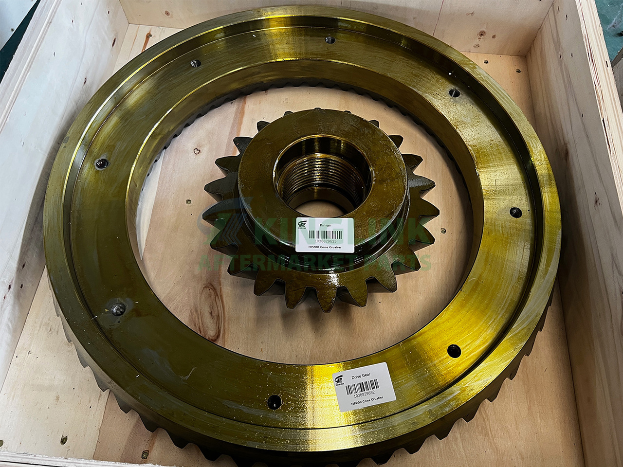 KINGLINK Copper Alloy Pinion 1036829652 1036829635 For HP200 Cone Crusher - Peça de reposição por Máquina de construção: foto 3 KINGLINK Copper Alloy Pinion 1036829652 1036829635 For HP200 Cone Crusher - Peça de reposição por Máquina de construção: foto 3