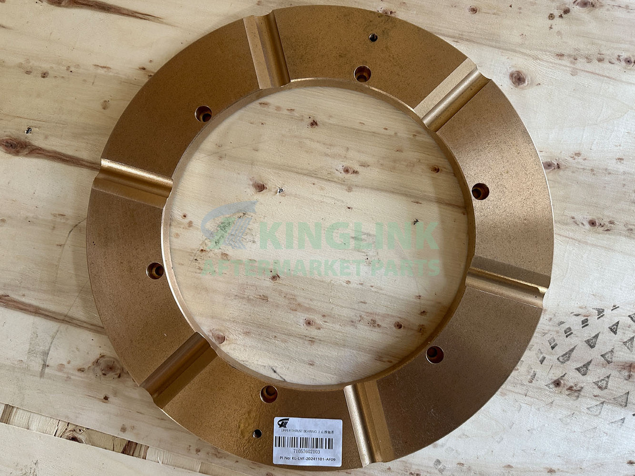 KINGLINK Copper Alloy Upper Thrust Bearing 1057602103 For HP200 Cone Crusher - Peça de reposição por Máquina de construção: foto 2 KINGLINK Copper Alloy Upper Thrust Bearing 1057602103 For HP200 Cone Crusher - Peça de reposição por Máquina de construção: foto 2