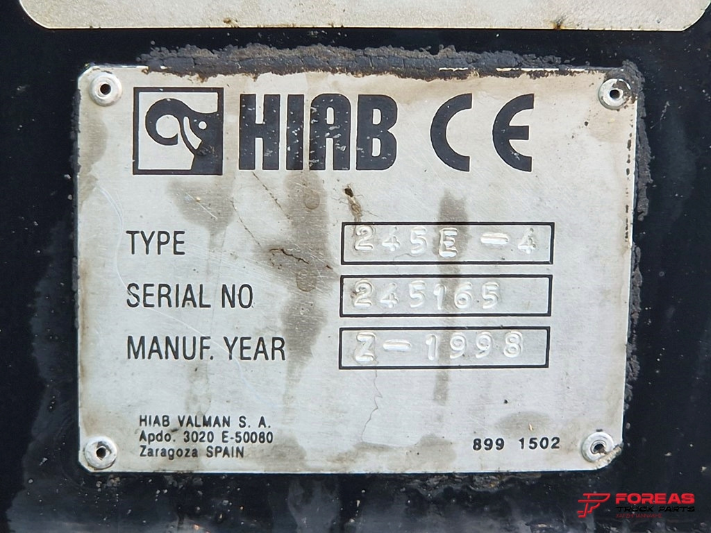 Grua para camião HIAB 245 E-4 WITH RADIO CONTROL: foto 19