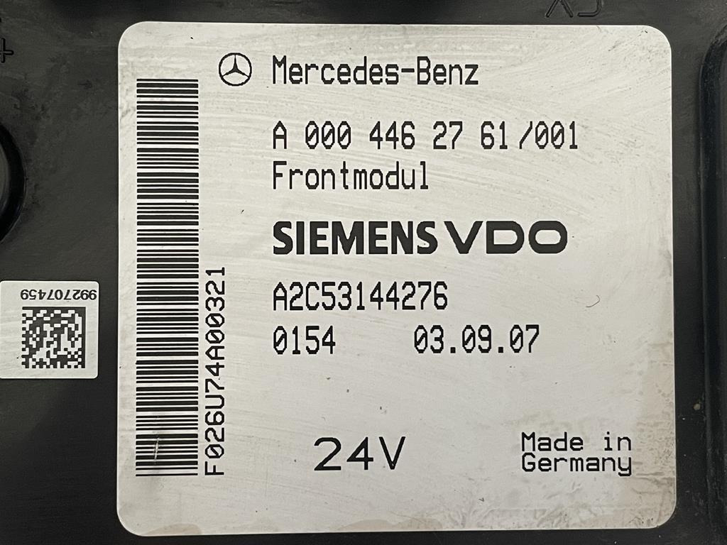 MERCEDES-BENZ ACTROS MP2 FRONTMODUL - A 000 446 2761 - Centralina electrónica por Camião: foto 2 MERCEDES-BENZ ACTROS MP2 FRONTMODUL - A 000 446 2761 - Centralina electrónica por Camião: foto 2