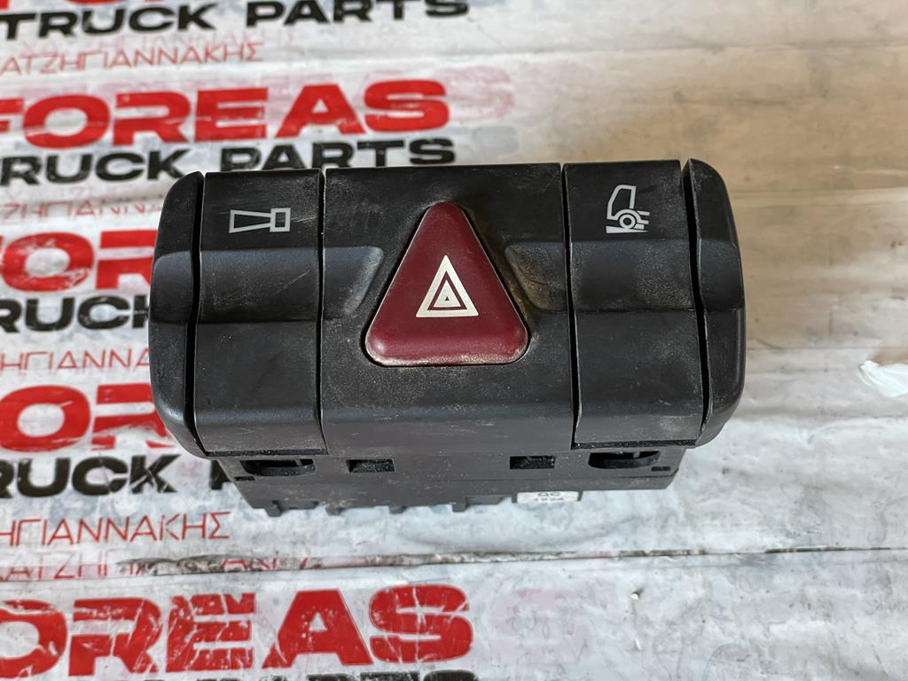 MERCEDES-BENZ EMERGENCY LIGHT SWITCH - 943 446 0523 - Sistema elétrico por Camião: foto 1 MERCEDES-BENZ EMERGENCY LIGHT SWITCH - 943 446 0523 - Sistema elétrico por Camião: foto 1