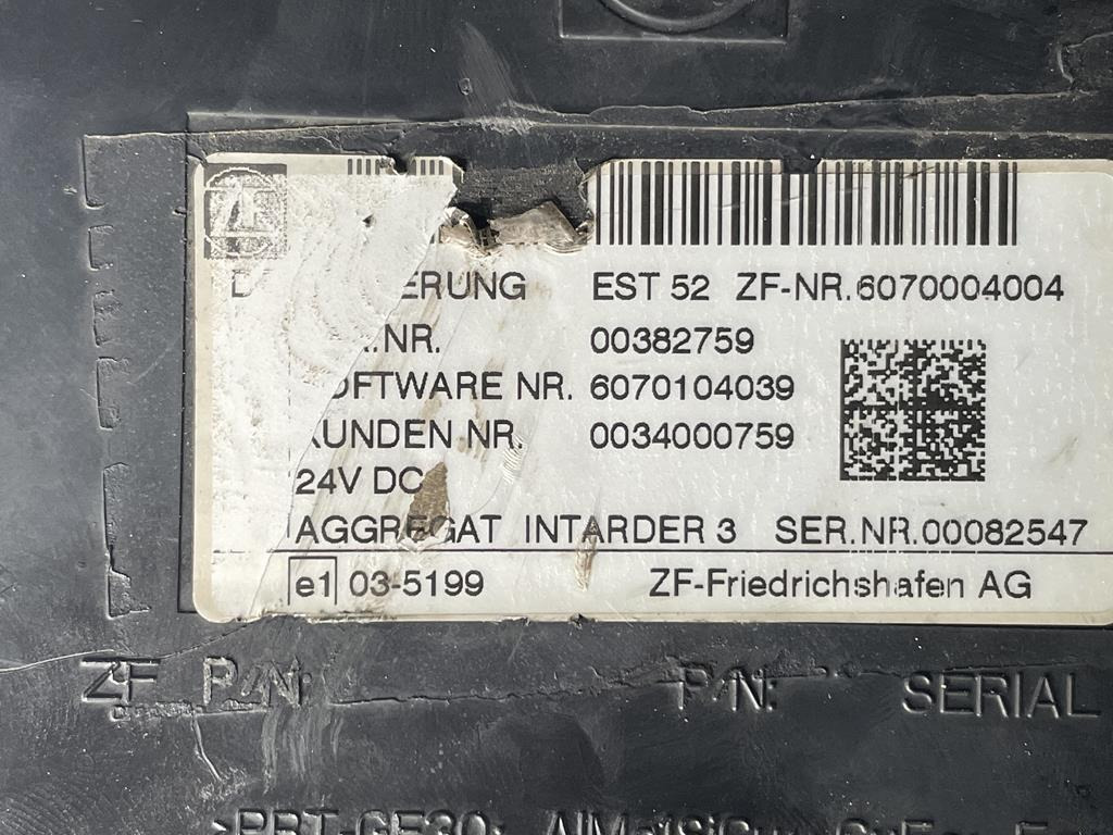 ZF INTARDER 3 - 6070004004 - Centralina electrónica por Camião: foto 2 ZF INTARDER 3 - 6070004004 - Centralina electrónica por Camião: foto 2