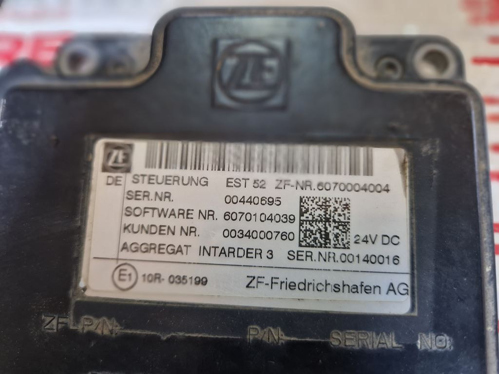 ZF INTARDER 3 - 6070010004 - - Centralina electrónica por Camião: foto 2 ZF INTARDER 3 - 6070010004 - - Centralina electrónica por Camião: foto 2