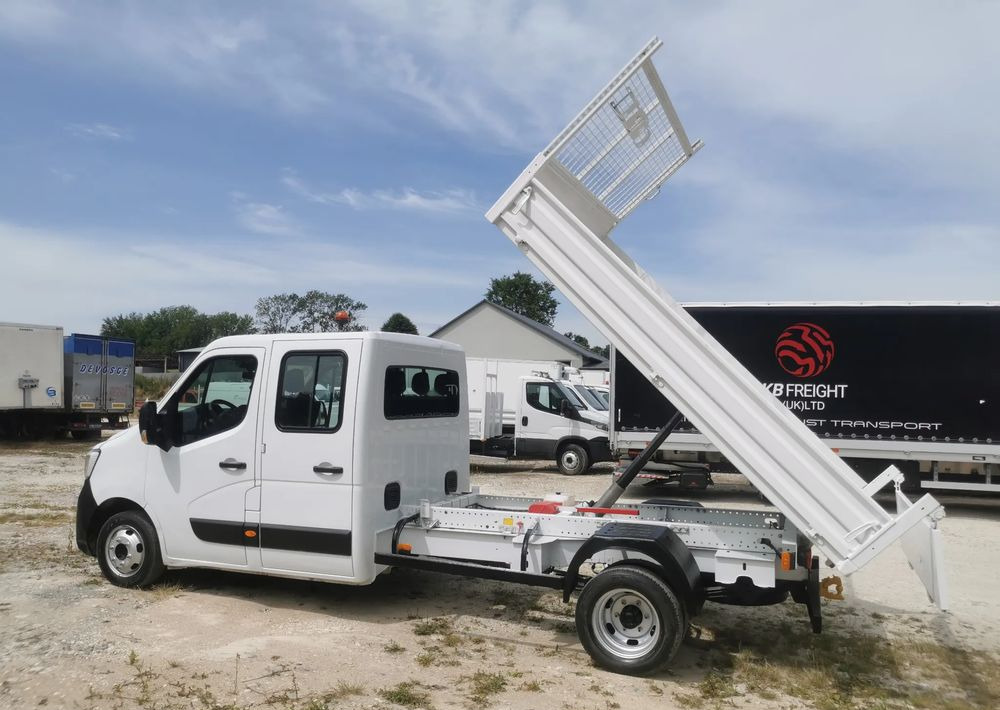 Carrinha basculante Renault Master 2.3dCi-130KM Brygadówka wywrotka 48.800km przebieg kiper doka Dubel klimatyzacja: foto 7