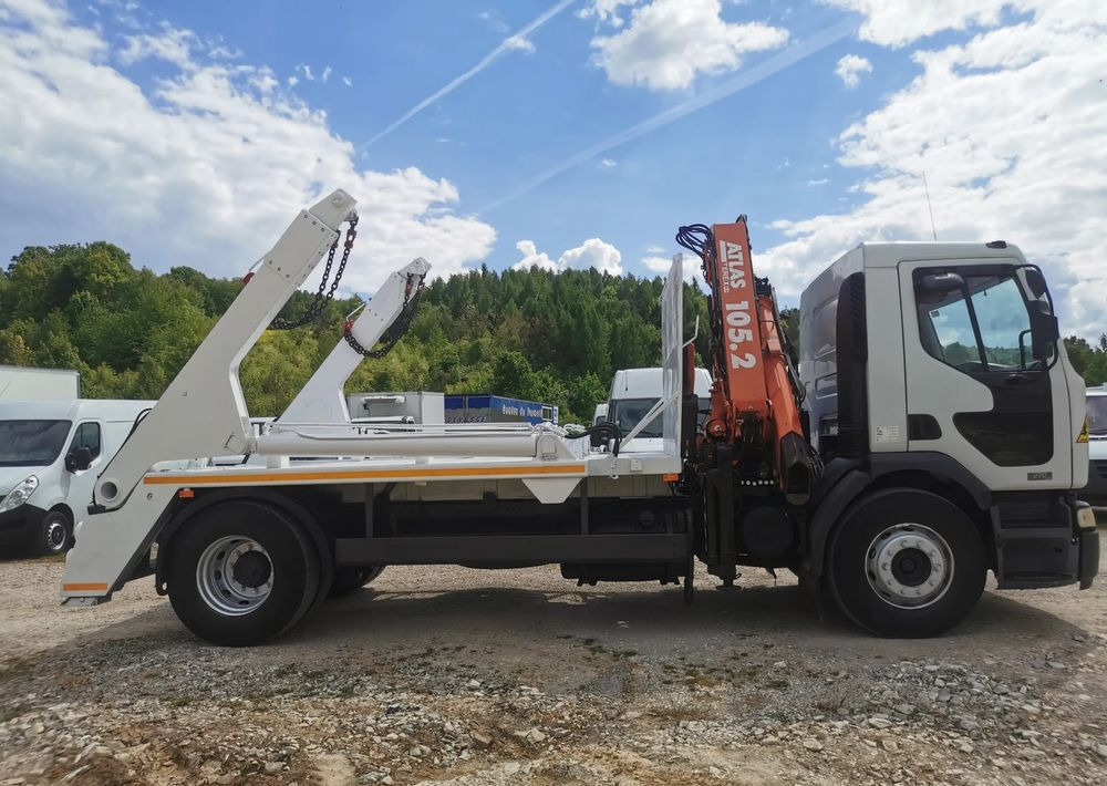 Renault Premium 270DCi + żuraw HDS Atlas 105.2 + Bramowiec MEILLER 12t Kontener - Camião multibenne, Camião grua: foto 3 Renault Premium 270DCi + żuraw HDS Atlas 105.2 + Bramowiec MEILLER 12t Kontener - Camião multibenne, Camião grua: foto 3