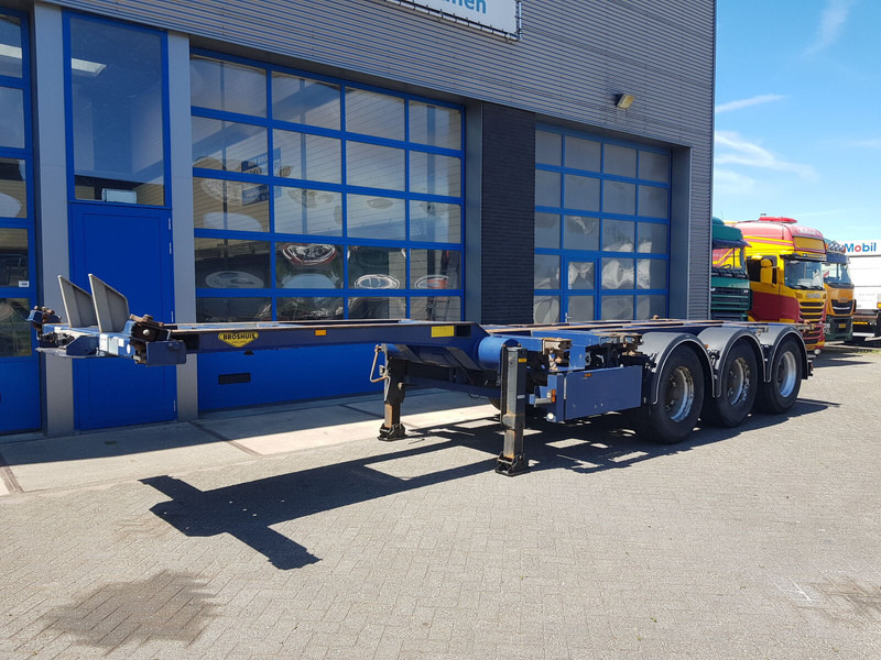Broshuis 3 UCC-39/45 Eu Multichassis Liftas - Semi-reboque transportador de contêineres/ Caixa móvel: foto 2 Broshuis 3 UCC-39/45 Eu Multichassis Liftas - Semi-reboque transportador de contêineres/ Caixa móvel: foto 2