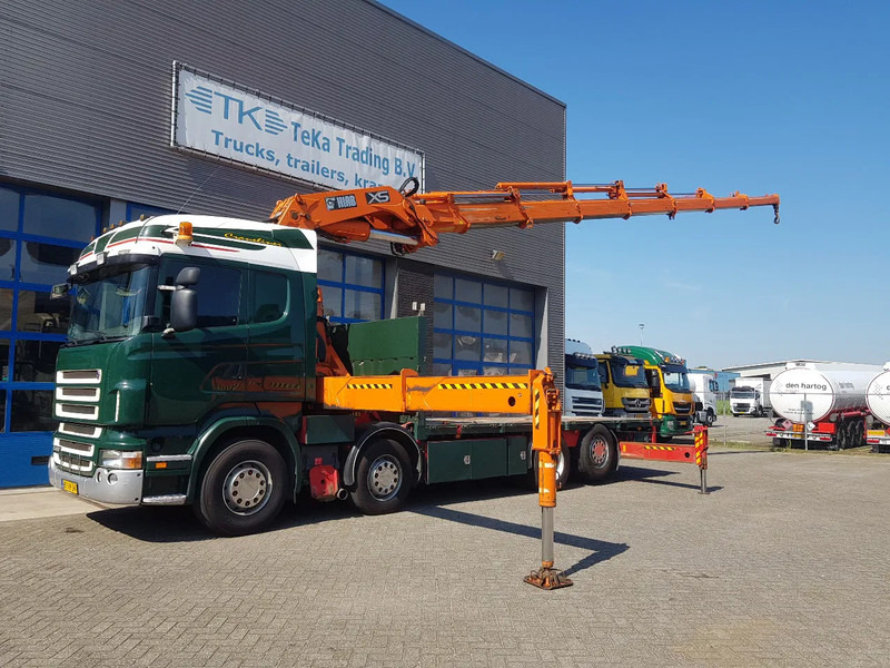 Scania R420 8x2 HIAB 800E-7 Hipro 80 ton/meter Winch Retarder - Camião grua: foto 1 Scania R420 8x2 HIAB 800E-7 Hipro 80 ton/meter Winch Retarder - Camião grua: foto 1