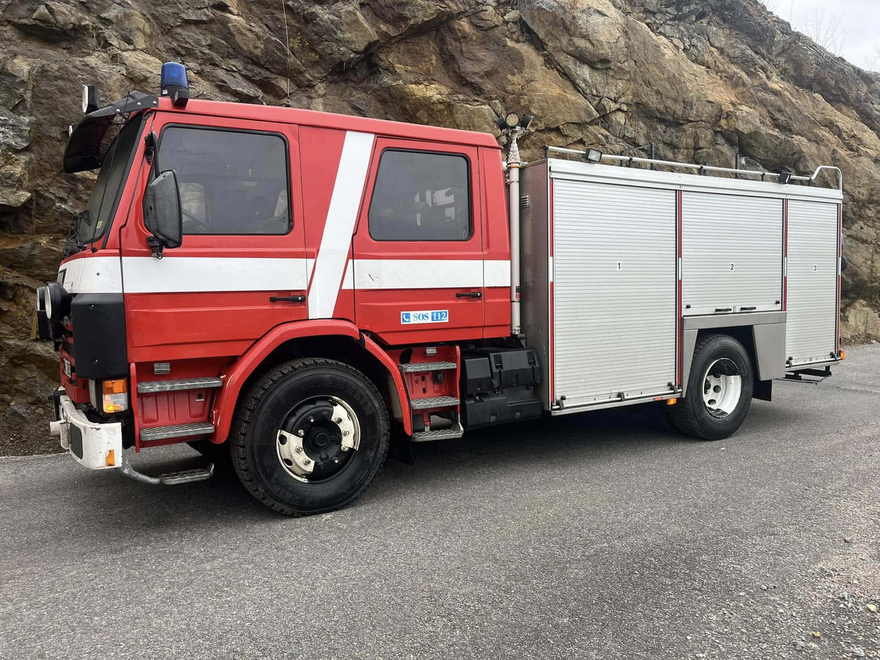 Scania P93ML - Fire engine /firetruck /släckbil / brandbil - Carro de bombeiro: foto 1 Scania P93ML - Fire engine /firetruck /släckbil / brandbil - Carro de bombeiro: foto 1