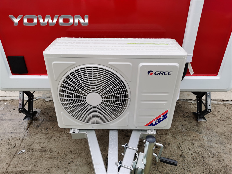 Roulote bar para transporte de alimentos novo YOWON Fully customized food vending cart mobile street fast food trailer: foto 7