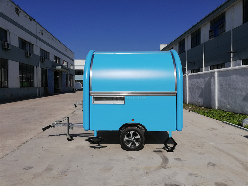 YOWON small fiberglass food vending trailer hot dog cart for Europe - Roulote bar: foto 4 YOWON small fiberglass food vending trailer hot dog cart for Europe - Roulote bar: foto 4