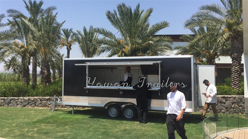 YOWON vintage model square food truck catering truck - Roulote bar: foto 1 YOWON vintage model square food truck catering truck - Roulote bar: foto 1