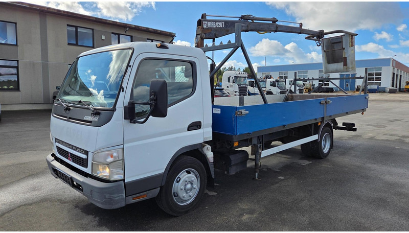 Mitsubishi CANTER FE85B HIAB 026 - Camião de caixa aberta/ Plataforma, Camião grua: foto 1 Mitsubishi CANTER FE85B HIAB 026 - Camião de caixa aberta/ Plataforma, Camião grua: foto 1