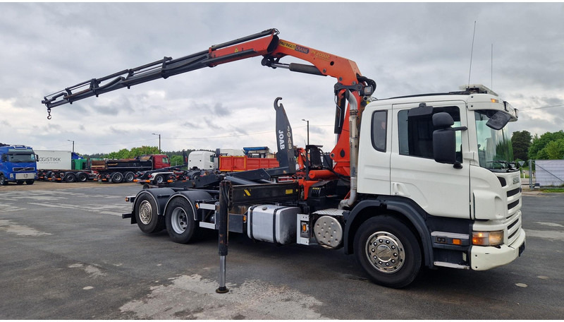 Scania P380 6X2*4 Palfinger PK20002 - Camião polibenne, Camião grua: foto 2 Scania P380 6X2*4 Palfinger PK20002 - Camião polibenne, Camião grua: foto 2