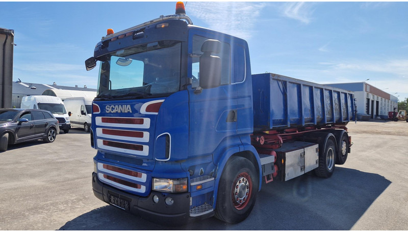 Scania R340 6X2*4 + Container - Camião com sistema de cabo: foto 1 Scania R340 6X2*4 + Container - Camião com sistema de cabo: foto 1