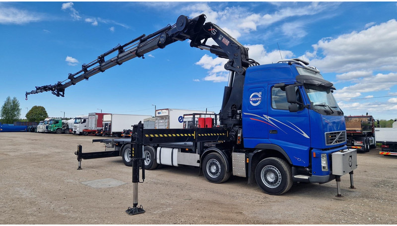 Volvo FH480 8X4 HIAB 800E-6 HiPro + JIB170X5 - Camião de caixa aberta/ Plataforma, Camião grua: foto 2 Volvo FH480 8X4 HIAB 800E-6 HiPro + JIB170X5 - Camião de caixa aberta/ Plataforma, Camião grua: foto 2