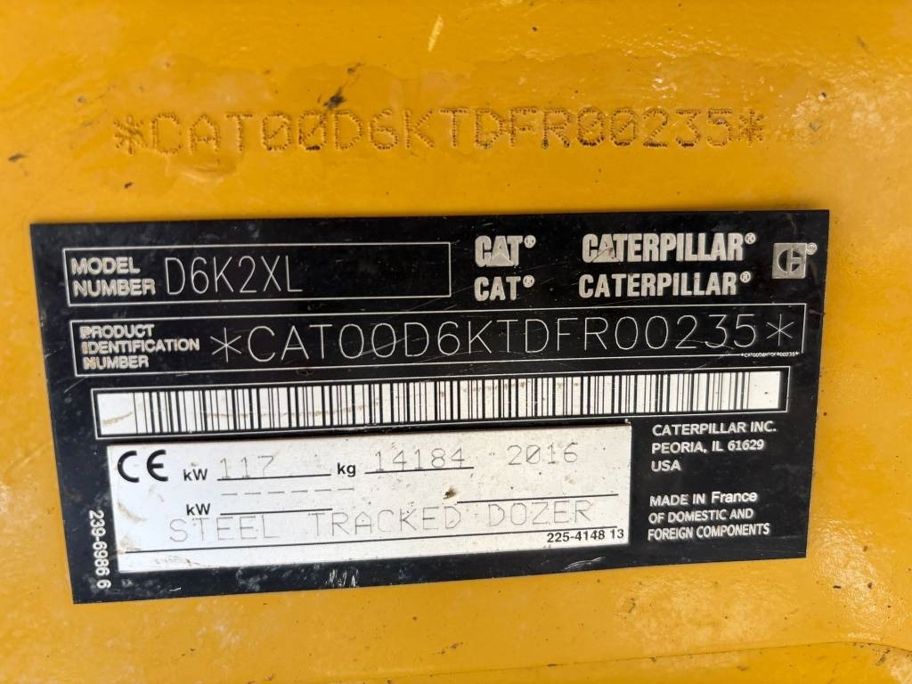 Buldôzer CAT D 6 K 2 XL (CE + EPA): foto 11