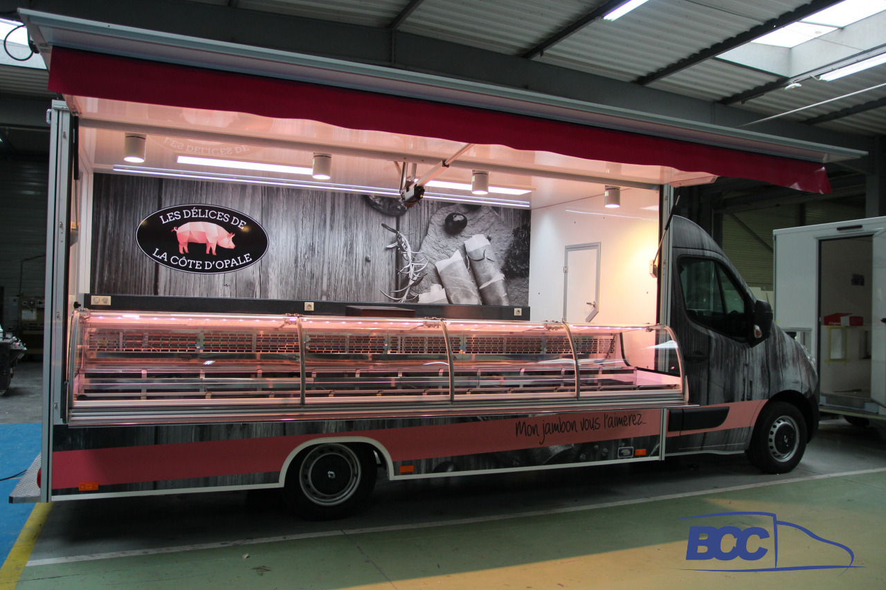 Food truck para transporte de alimentos novo BCC POLSKA - FOOD TRUCK - MOBILNY SKLEP MIĘSNY PEUGEOT BOXER: foto 6