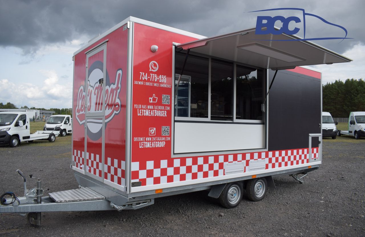 BCC POLSKA - PRZYCZEPA GASTRONOMICZNA - FOOD TRUCK - CATERING TRAILER - HANDLOWA, PIZZA, BURGER, KEBAB, KURCZAK Z ROŻNA, LODY, KAWA, PĄCZKI - Roulote bar: foto 3 BCC POLSKA - PRZYCZEPA GASTRONOMICZNA - FOOD TRUCK - CATERING TRAILER - HANDLOWA, PIZZA, BURGER, KEBAB, KURCZAK Z ROŻNA, LODY, KAWA, PĄCZKI - Roulote bar: foto 3