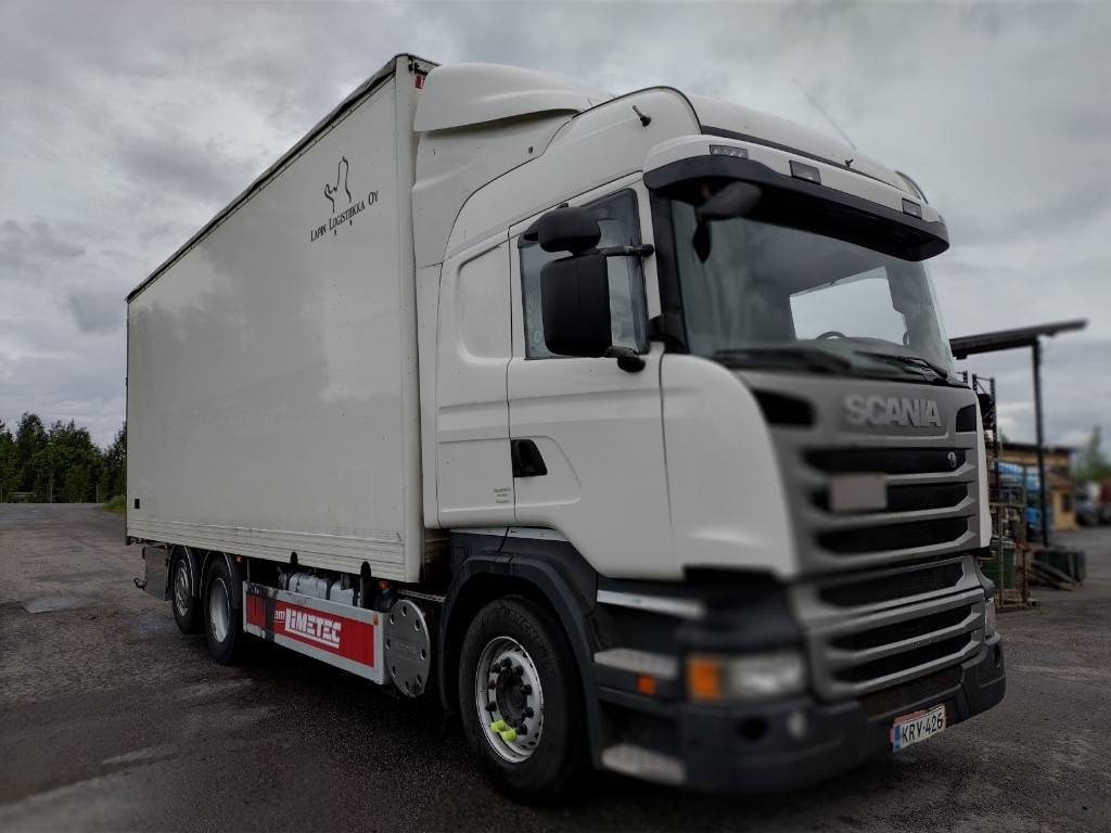 Scania R480 6x2 limetec kokosivuauk kori,liukukatto - Camião furgão: foto 2 Scania R480 6x2 limetec kokosivuauk kori,liukukatto - Camião furgão: foto 2