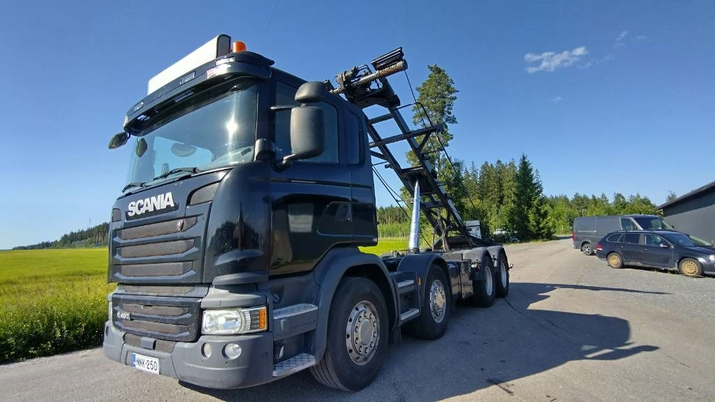 Scania R490 8x4 multilift vaijerilaite,napaperät - Camião multibenne: foto 2 Scania R490 8x4 multilift vaijerilaite,napaperät - Camião multibenne: foto 2
