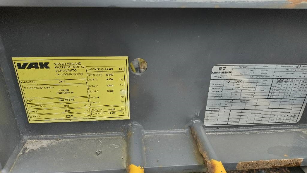 VAK V-Slider pressulinkki - Semi-reboque de lona: foto 5 VAK V-Slider pressulinkki - Semi-reboque de lona: foto 5