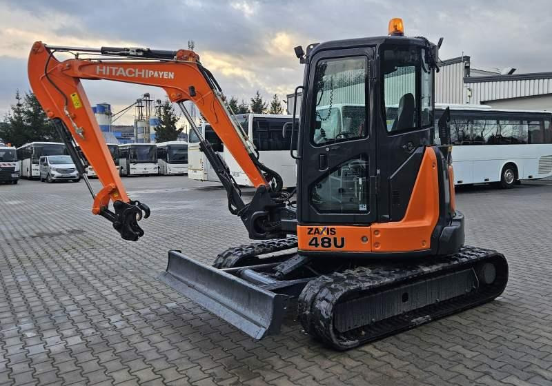 Hitachi ZX48U-5A CLR / 3 ŁYŻKI / SPROWADZONA / 2 300 MTH - Escavadora de rastos: foto 1 Hitachi ZX48U-5A CLR / 3 ŁYŻKI / SPROWADZONA / 2 300 MTH - Escavadora de rastos: foto 1
