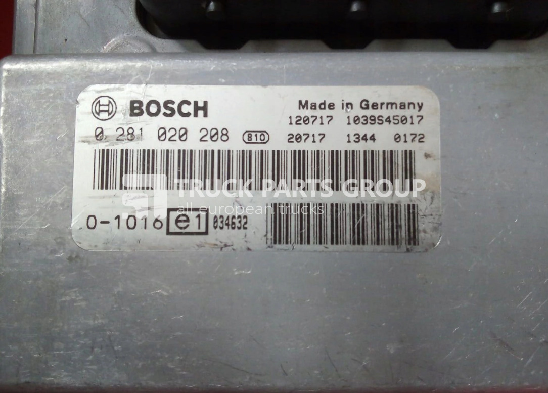 DEUTZ, Fendt, Merlo, Agro special machines, Linde engine control unit, EDC7C32 - 0281020208, ECU, DEUTZ, FENDT, MERLO, LINDE, 0281020070, by BOSCH, 0281020084, 0281020076, NEW HOLLAND 0281020059 - Centralina electrónica por Camião: foto 1 DEUTZ, Fendt, Merlo, Agro special machines, Linde engine control unit, EDC7C32 - 0281020208, ECU, DEUTZ, FENDT, MERLO, LINDE, 0281020070, by BOSCH, 0281020084, 0281020076, NEW HOLLAND 0281020059 - Centralina electrónica por Camião: foto 1
