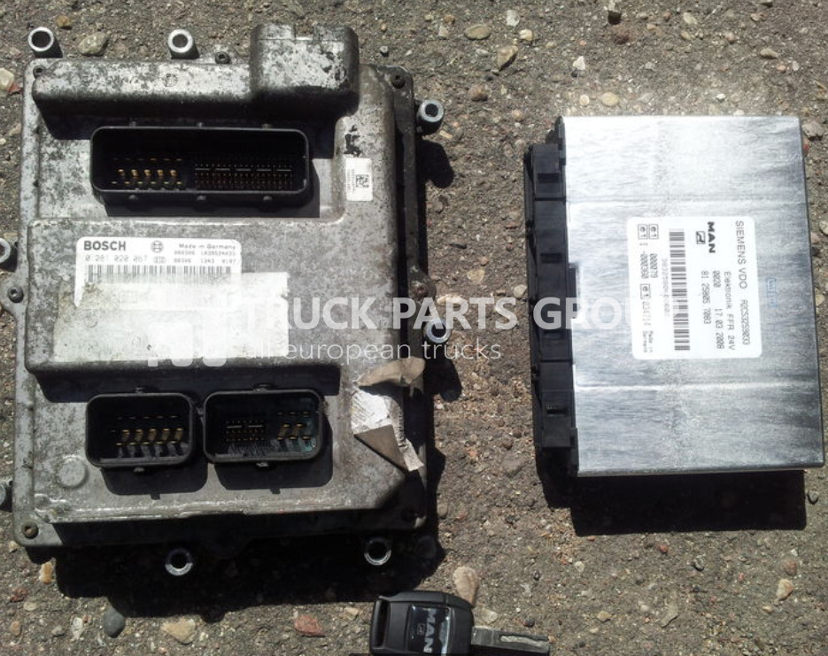 MAN TGX ignition set >>>>> BOSCH 0281020067 + PTM + chip key, EURO 5 control unit - Centralina electrónica por Camião: foto 1 MAN TGX ignition set >>>>> BOSCH 0281020067 + PTM + chip key, EURO 5 control unit - Centralina electrónica por Camião: foto 1